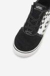 Tenisky Vans WARD SLIP-ON VN0A3QU1PVJ1 Materiál/-Syntetický,Přírodní kůže (useň) - Semiš,Látka/-Látka