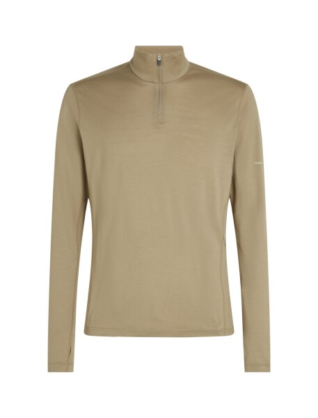 ICEBREAKER Mens 200 MFine Ace LS Half Zip Mock Neck, Flagstone (vzorek) velikost: M