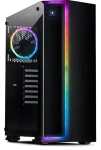 Inter-Tech S-3906 Renegade černá / Počítačová skříň / Tower / Tvrzené sklo / RGB / ATX, ITX, mATX (88881273)