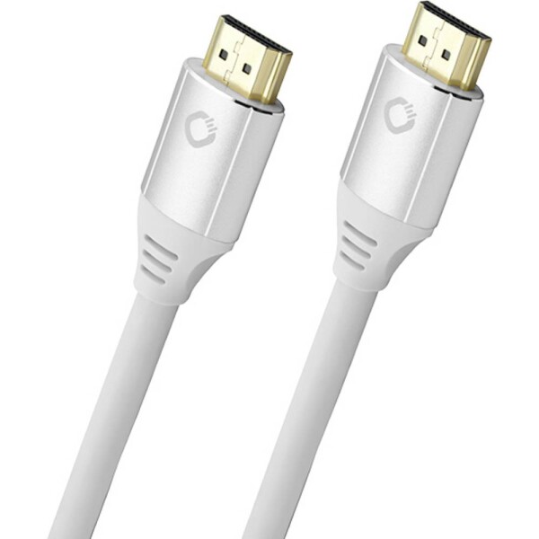 Oehlbach HDMI kabel Zástrčka HDMI-A, Zástrčka HDMI-A 1.50 m bílá D1C92490 8K UHD HDMI kabel