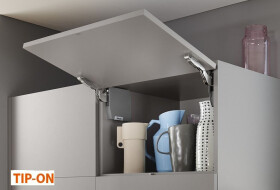 Blum Sada Aventos HK-S Tip-On mechanismus: střední, krytka: šedá světlá (BLAHKS_14)