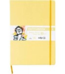 Skicovací blok Soft yellow A4 140g 80 listů