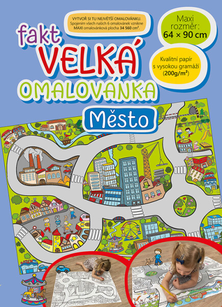 Fakt velká omalovánka Město