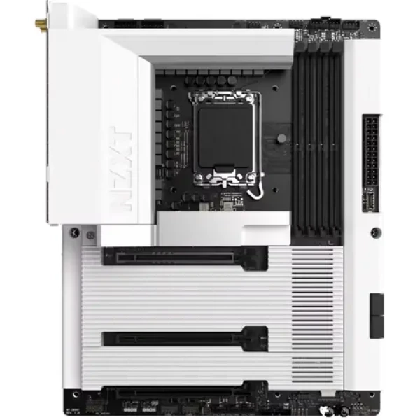 NZXT N7 Z890 bílá / Z890 / 4x DDR5 / PCIex16 / 1x 2.5GLAN / Wi-Fi 6E / ATX (N7-Z89XT-W1)