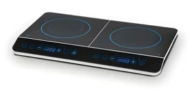 Medion Life MD 15324 černá / Dvojitá indukční varná deska / 3500 W / 2x 20 cm / dotykové ovládání (50079020)