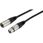 Omnitronic 30220903 XLR propojovací kabel [1x XLR zástrčka 3pólová - 1x XLR zásuvka 3pólová] 3.00 m červená