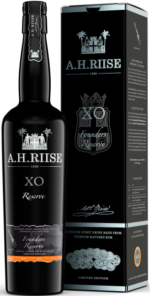 A.H. Riise XO Founders Reserve batch V 44,4% 0,7 l (karton)