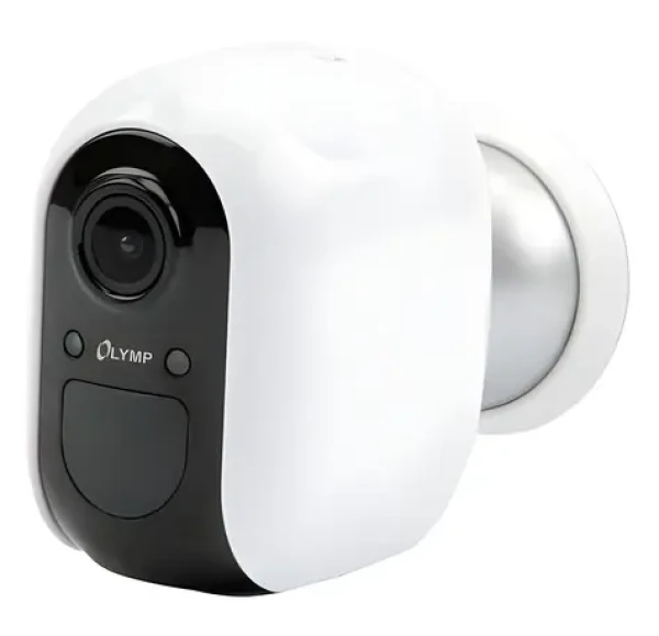 Olympia OC 1000 bílá / Venkovní IP kamera / FullHD / IP54 / IR / Wi-Fi / microSD (6022)