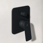 IDEAL STANDARD - Ceralife C Baterie pod omítku, pro 2 spotřebiče, hedvábná černá BE063XG