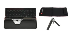 Contour RollerMouse Red Plus Travel Kit černá / Sada myš a klávesnice / Bezdrátové připojení / 2800 DPI / 7 tlačítek (RM-RED PLUS-WL-DE-TK)