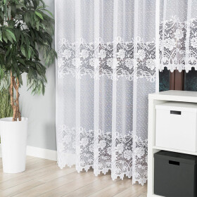 Žakárová záclona DEMETRIA balkonové dveře 200 x 250 cm