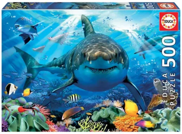 EDUCA Puzzle Bílý žralok