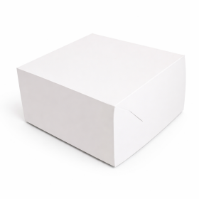 Cake star dortová krabice JOY bílá nepromastitelná 20x20x10cm