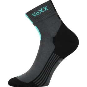 VOXX Ponožky slabé MOSTAN se stříbrem TMAVĚ ŠEDÉ (3 páry) 43-46 110691