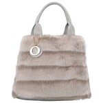 Módní dámská kabelka do ruky Máia, béžovo-šedá