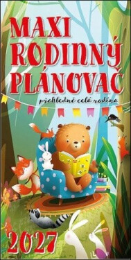 Kalendář nástěnný 2027 - MAXI rodinný plánovač