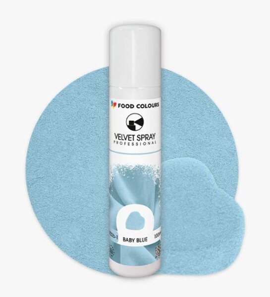 Food Colours sametový sprej Baby Blue (100 ml)