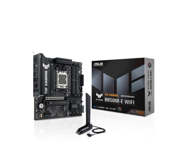 ASUS MB Sc AM5 TUF GAMING B850M-E WIFI, AMD B850, 4xDDR5, 2xDP, 1xHDMI, WiFi, mATX EDF_1887666