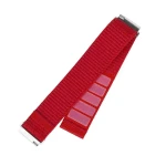 Nylonový řemínek Fixed Nylon Sporty Strap Quick Release 22mm pro smartwatch, červený