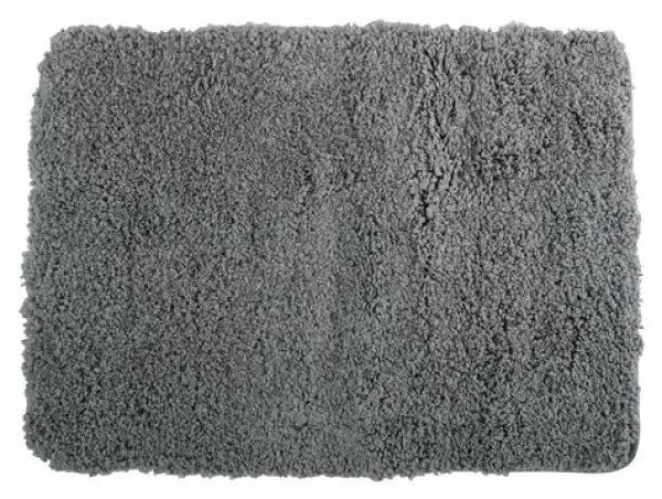 MSV MICROFIBER koupelnová předložka světle šedá 50 x 70 cm / mikrovlákno / protiskluzová