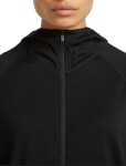 Dámská merino mikina ICEBREAKER Wmns 150 MerinoFine Ace LS Zip Hoodie, Black velikost: L