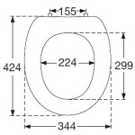 VILLEROY & BOCH - Amadea WC sedátko, bílá 881061R1