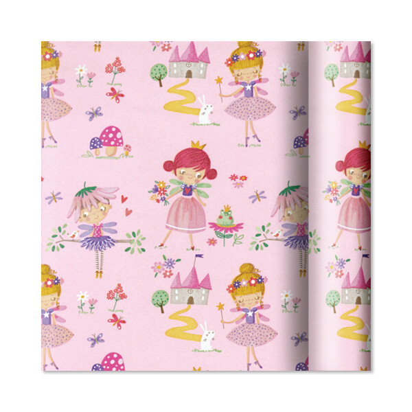 Dárkový papír - role 2 m × 70 cm - Princezny - Albi