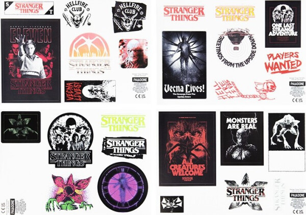 Stranger Things Samolepky svítící - EPEE