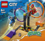 LEGO® City 60360 Kaskadérská výzva rotujícími kruhy