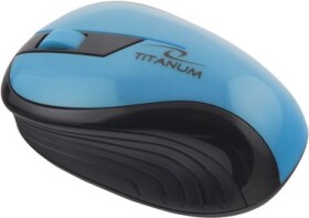 Titanum TM114T RAINBOW tyrkysová / Bezdrátová optická myš / 1000DPI / 3D / 2.4GHz (TM114T - 5901299904770)