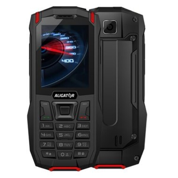 Aligator K50 eXtremo černo-červená / 2.4 / Q-C 1.1GHz / 512MB RAM / 4GB ROM / 5MP / Dual-SIM / IP68 / KaiOS (AK50BR)