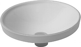 DURAVIT - Architec Umyvadlo bez přepadu, průměr 38 cm, bílá 0319370000