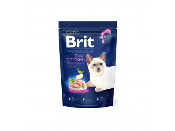 Brit Premium by Nature Cat Adult Chicken 1.5 kg / Prémiové krmivo / pro dospělé kočky (8595602553129)