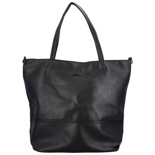 Trendová dámská koženková kabelka přes rameno Ramira, černá