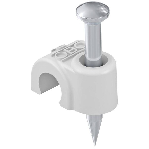 OBO Bettermann 2228238 Spona na hřebíky 50 ks šedá