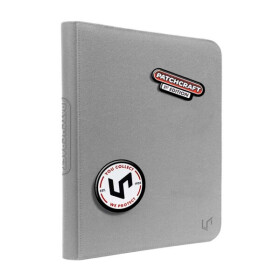 Album na karty UltraPro Patchcraft Zippered 9-Pocket PRO-Binder - Gray