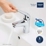 GROHE - Swift Umyvadlová baterie, s výpustí, studený start, chrom 24322001