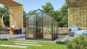 Polykarbonátový skleník – Vitavia Venus 3800, PC 4 mm zelený