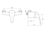 INVENA - Sprchová baterie PEREA BN-05-001-Q