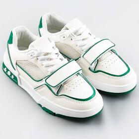 Bílo-zelené dámské dvoubarevné tenisky "adidasky" (AD-585) Barva: odcienie zieleni, Velikost: XL (42)