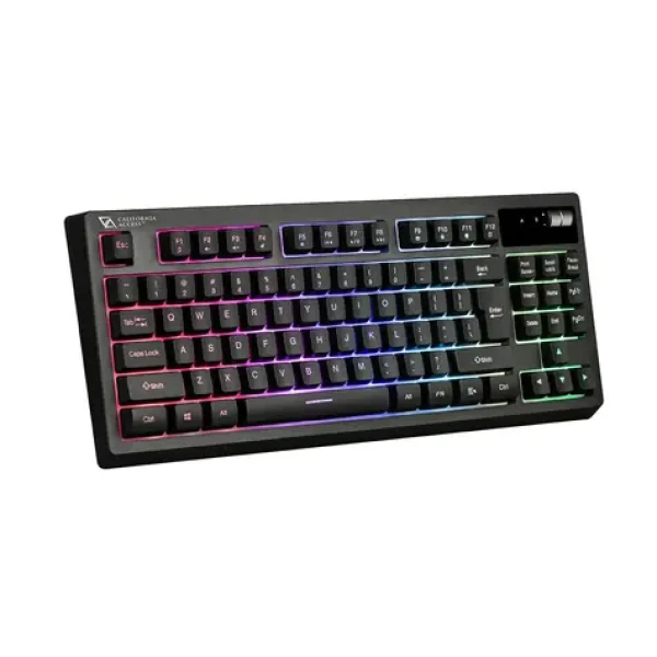 California Access Korero TKL černá / herní bezdrátová klávesnice / membránová / 2.4 GHz + USB-C / RGB (CA1424)