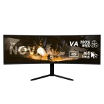 49" Arozzi Nova černá / Monitor / VA / Curved 1500R / 5120x1440 / 32:9 / 165Hz / 1ms / DP+HDMI+USB-C (AZ-NO-49TUW165-BK)