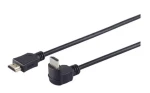 MicroConnect Propojovací kabel HDMI 1.4 (M) - HDMI 1.4 (M) 270° úhel 1m černá (HDM19191V1.4A)