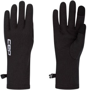 CEP Cold weather gloves black - Běžecké rukavice CEP MERINO Velikost: XL