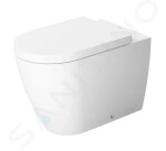 DURAVIT - ME by Starck Stojící WC, zadní odpad, bílá/matná bílá 2169092600