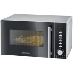 Severin MW 7773 mikrovlnná trouba černá/stříbrná 800 W horkovzdušný, funkce grilování