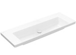 VILLEROY & BOCH - Subway 3.0 Umyvadlo 130x47 cm, bez přepadu, bez otvoru pro baterii, CeramicPlus, Stone White 4A70D3RW