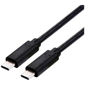 Roline USB kabel USB 4.0 USB-C ® zástrčka, USB-C ® zástrčka 0.80 m černá stíněný 11.02.9101 - Roline 11.02.9101 USB4 40Gbps USB C(M) - USB C(M), PD 240W, 0,8m, černý -