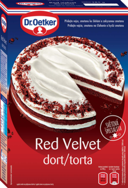 Dr. Oetker Red Velvet dort (385