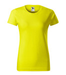 Basic tričko dámské citronová 2XL
